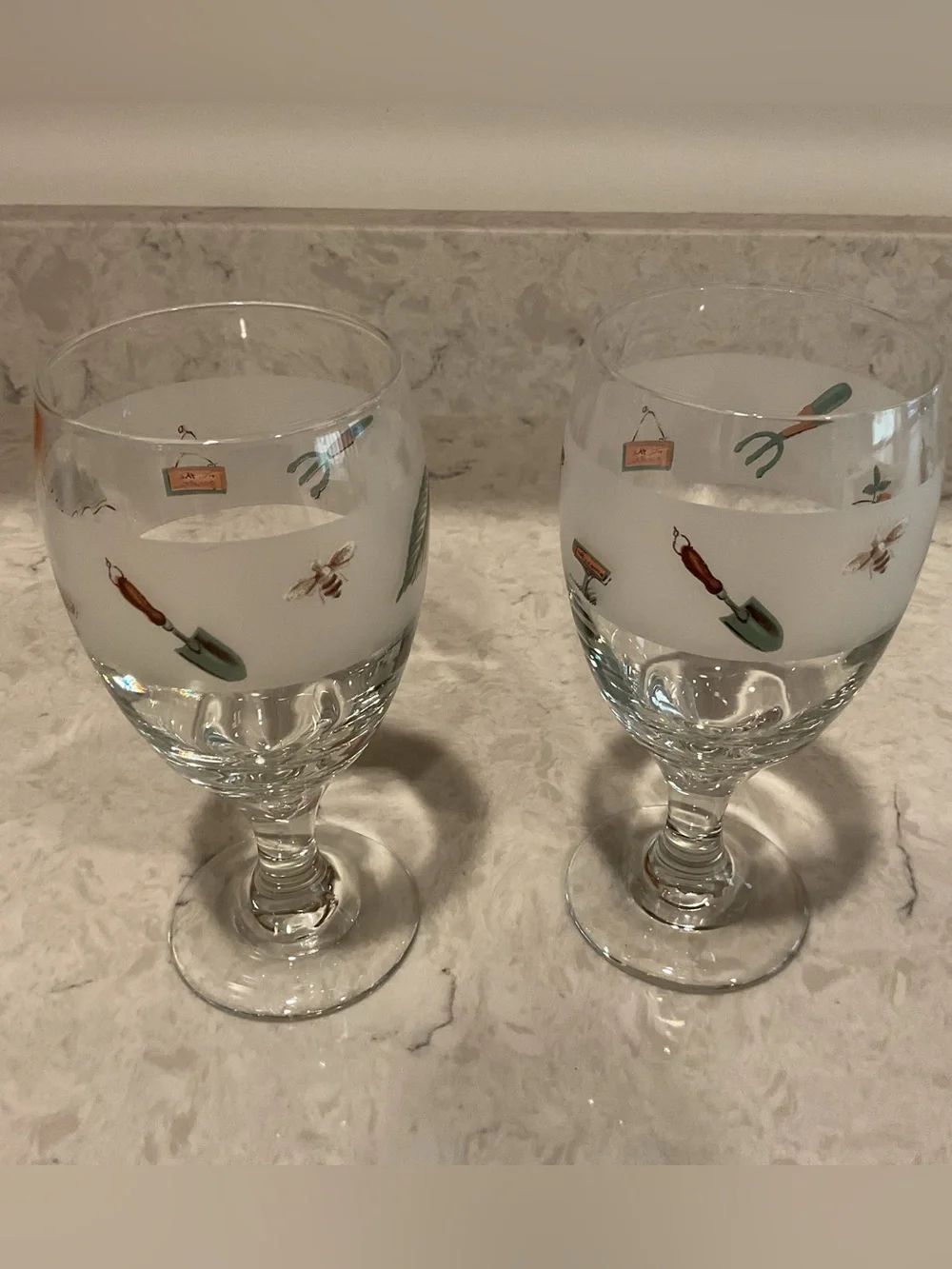 Pfaltzgraff Naturewood Goblets, Set of 2